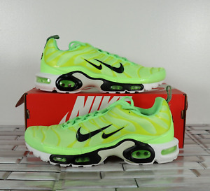 Nike Air Max Plus PRM TN Lime Blast Mens Running Sneakers 815994 300 Size 9.5