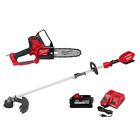 Milwaukee Pruning Saw + String Trimmer Kit 18V Cordless w/ 8Ah Batetry + Charger