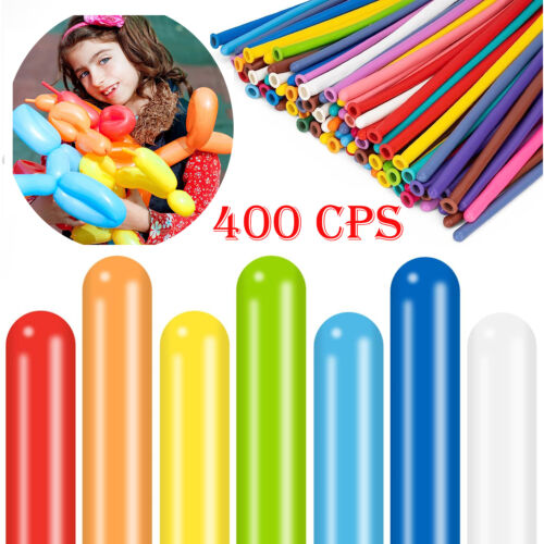 400Pcs Long Twisting Balloons 260Q Colorful Latex Balloons Magic Balloons for DI