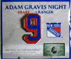Adam Graves Retirement Night #9 Pin Jersey New York Rangers Sealed SGA Msg MINT