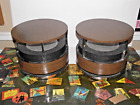 Vintage MidCentury Modern Zenith Circle of Sound Omnidirectional Stereo Speakers