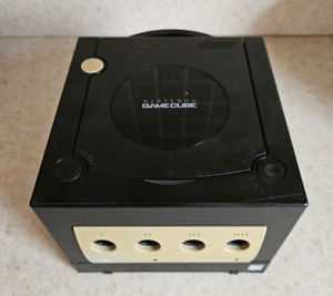 NINTENDO GAMECUBE BLACK VIDEO GAME CONSOLE DOL-001 USA GAMING UNTESTED