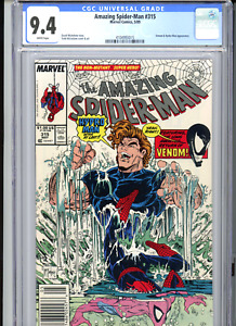 Amazing Spider-Man 315 CGC 9.4 WP 1st Venom Cover!!! NEWSSTAND Mcfarlane (1989)