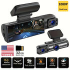 Dual Dash Cam 1080P HD Car DVR Recorder Front/Rear Camera Video IR Night Vision