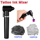 Tattoo Ink Mixer Machine Tattoo Pigment Mixer Machine & 100PCS Ink Cups USA O3I9