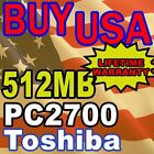 512MB Toshiba Libretto U100 U105 Series Memory RAM