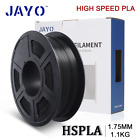 JAYO 1.1KG High Speed PLA Black 3D Printer Filament 1.75MM Fast Printing HSPLA