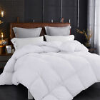 SNOWMAN Premium Ultra Soft Goose Down Comforter Duvet Insert 100%Cotton All Size
