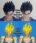 Custom SHF Gohan and LSSJ Goku Extension Neck Pegs - READ DESCRIPTION!