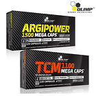 ARGIPOWER + TCM 60-180Caps L-Arginine Tri-Creatine Malate Muscle Growth Anabolic