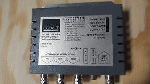 CobaltDigital 4020 DtoA SDI to Analog Component(YPbPr or RGB)  NO POWERSUPPLY
