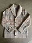 Vintage Pendleton Sweater Wool Button Cardigan - Lebowski The Dude Cowichan MED