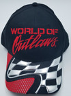 World of Outlaws Racing Adjustable Baseball Trucker Hat Cap Black/Red/Silver