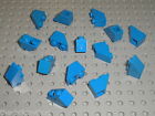 15 x LEGO Blue Slope Brick ref 3665 / Set 6985 10177 733 8018 4425 4483 6363...