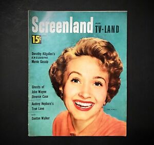 April 1954 Screenland Plus TV-Land Magazine - JANE POWELL Cover w/MARILYN MONROE
