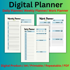 Digital Planner | Daily, Weekly, Work Goodnotes iPad Planner Digital Journal Pdf