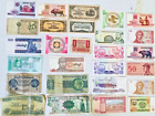 Old Foreign Paper Currency LOT OF 27 BANKNOTES World Money EXACT NOTES SHOWN