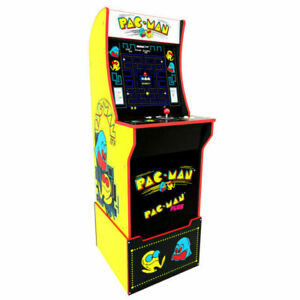 Arcade1U Pac-Man Arcade Cabinet with Custom Riser