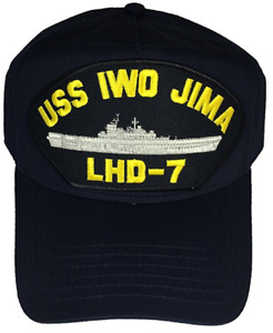 USS IWO JIMA LHD-7 HAT USN NAVY SHIP WASP CLASS AMPHIBIOUS ASSAULT IRON GATOR