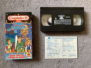 Captain N the Game Master VHS Quest for the Potion of Power - Legend of Zelda