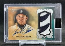 2021 Topps Dynasty PATCH AUTOGRAPH Miguel Cabrera 1/5 SILVER AUTO Detroit Tigers