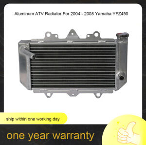 High Performance ATV All Aluminum Radiator For 2004-2008 2005 2006 Yamaha YFZ450 (For: 2008 YFZ450)