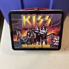 KISS Official 2000 Farewell Tour Lunchbox Never Used Ace Frehley Paul Stanley VG