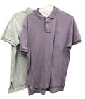 Polo Ralph Lauren Lot Of Two Polo Shirts Gray Purple Large