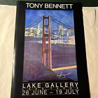 Tony Bennett San Francisco Skyline Poster HAND SIGNED by Tony Bennett 1987