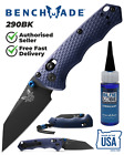 Benchmade 290BK Full Immunity Crater Blue Handle 2.49''Pocket Knife w/ Lubricant