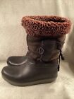 L.L. Bean Women’s Winter Boots Waterproof Leather Suede Insulated Size 9