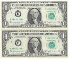 BARR Matching Serial Number Fancy Federal Reserve Note One Dollar 1.00