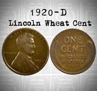 1920 D Lincoln Wheat Cent Circulated (G/VG) Good to Very Good *JB's Coins*