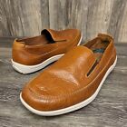 SAS Mens Weekender Loafer Brown Sandstone Leather Casual Slip On Shoes Sz 11.5 W