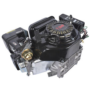4-Stroke 212CC 7.5 HP Gas Engine Motor Electric Go Kart Start Horizontal Engine