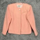 Vintage Amherst Sport Mohair Blend Sweater Cardigan Women's S Pink  Made In USA