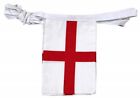 100% Cotton St George England British Flag Cloth Fabric Bunting Banner UK 5M