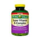 Spring Valley Super Vitamin B-Complex Tablets Dietary Supplement Value Size, 500