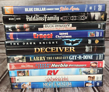 New ListingLot of 11 DVDs DVD Adult Family Disney Dark Knight Comedy Addams Family RV
