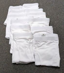 NWT NEW LOT-OF-12 MENS BIG AND TALL WHITE BRIEFS UNDERWEAR BRAND AND SIZE CHOICE