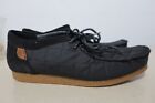 Clarks Men's Collection Shacre II Step Moc-Toe Shoes Black Textile Size 9.5 M US