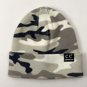 CC Originals arctic camouflage pattern winter cuff hat