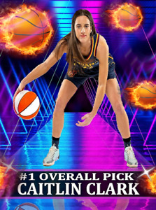 CAITLIN CLARK #22 / INDIANA FEVER - WNBA 2024 #1 DRAFT PICK Custom Card