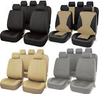 For Toyota Car Seat Cover Full Set Leather 5-Seats Front Rear Protector Cushion (For: 2018 Toyota Highlander)