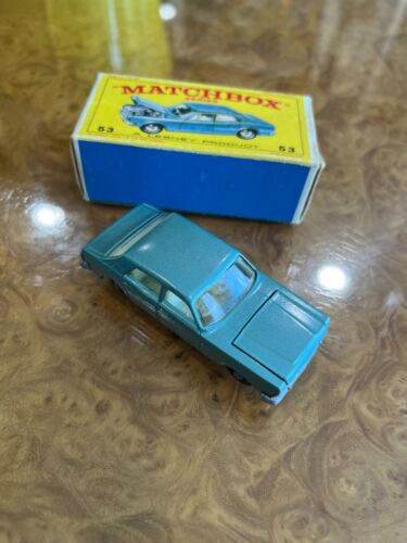 Vintage Matchbox Series #53 Ford Zodiac MK IV with Original Box