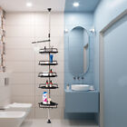 5-Tier Adjustable Shelves Rustproof Shower Caddy Corner for Bathroom Storage