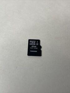 Toshiba 4GB Class 4 micro SD SDHC C4 Memory Card micro SD Card TF Ca (FVS026455)