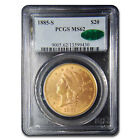 New Listing1885-S $20 Liberty Gold Double Eagle MS-62 PCGS CAC