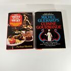 Lot Of 2 Cookbooks Michel Guerard's Cuisine Gourmande & The Best Of The Best