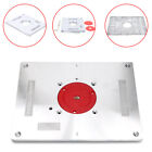 Router Table Insert Plate Woodworking Router Plate Benches Trimmer Aluminum
